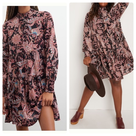 LAST CALL Anthropologie Cady tiered tunic dress - Picture 2 of 7